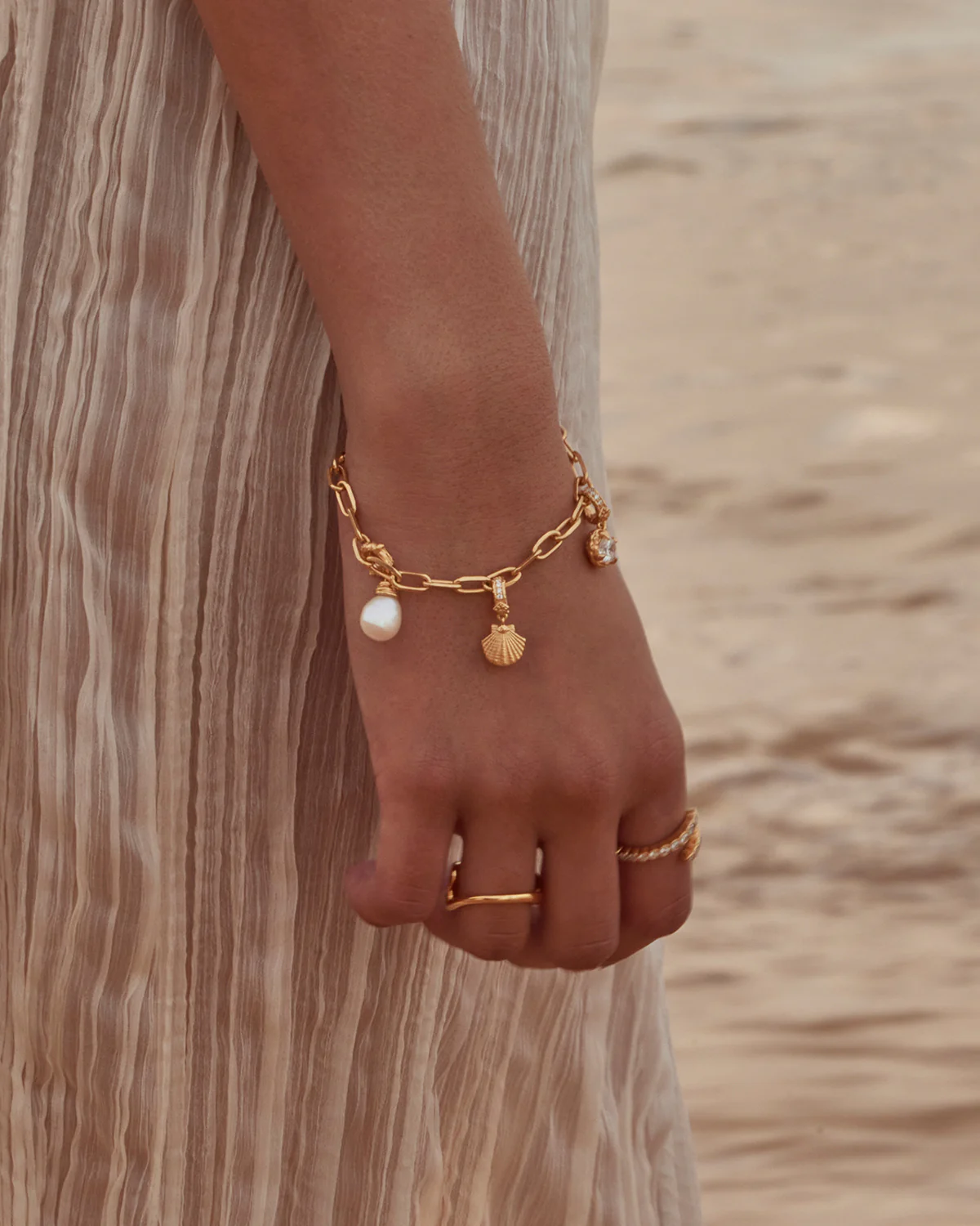 18k Gold Vermeil Flow of Life Ring - Image 5