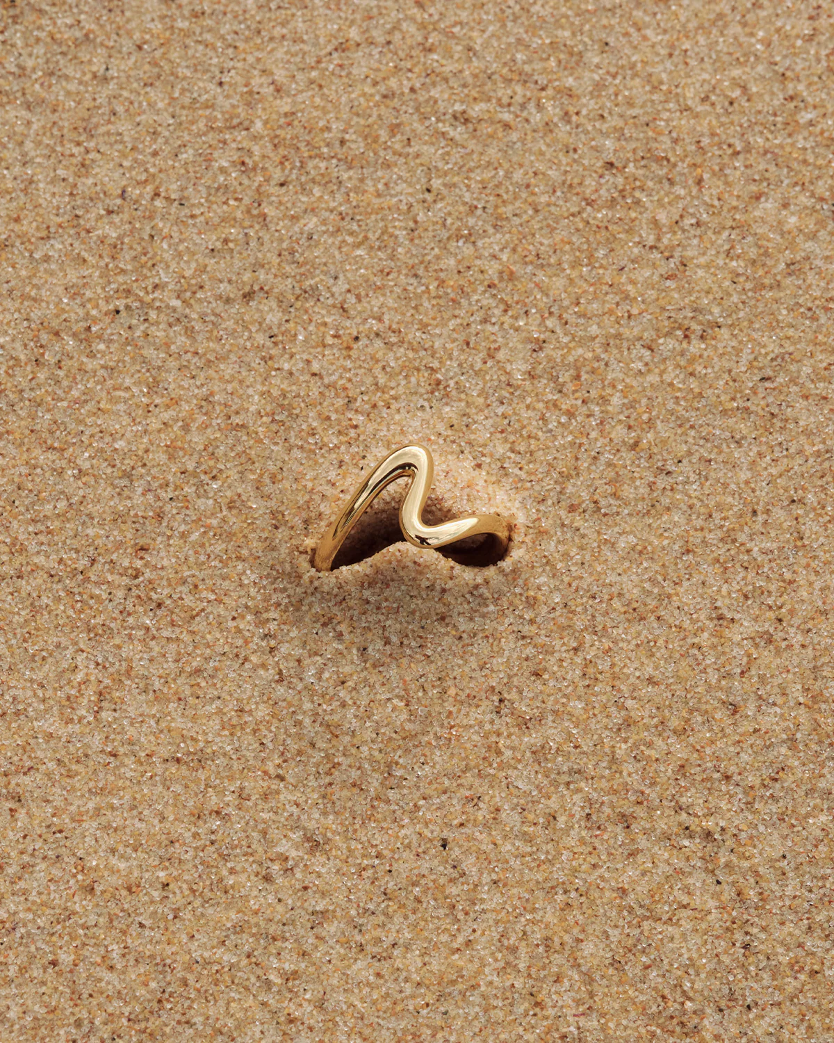 18k Gold Vermeil Flow of Life Ring - Image 6