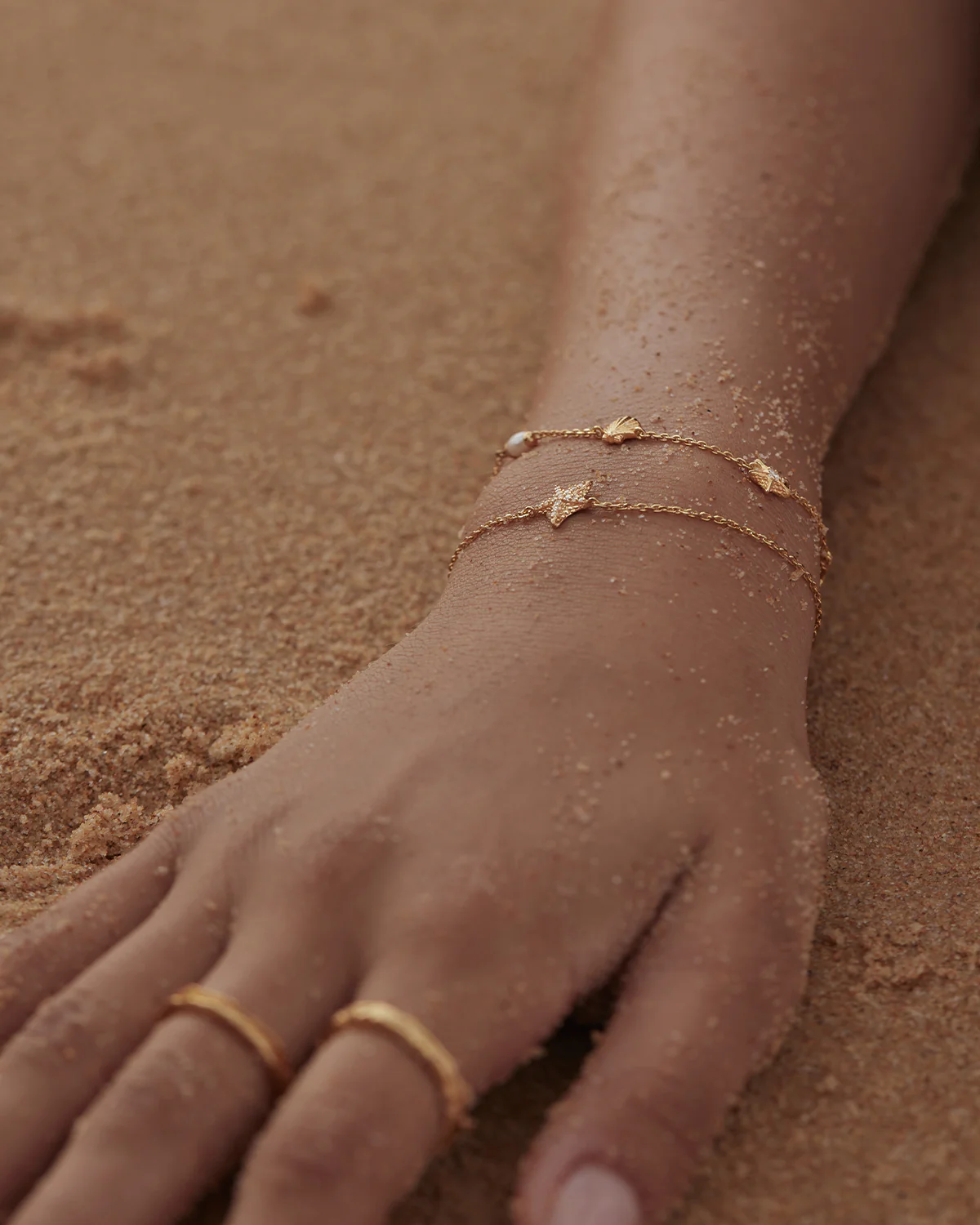 18k Gold Vermeil Ocean Dreaming Bracelet - Image 4