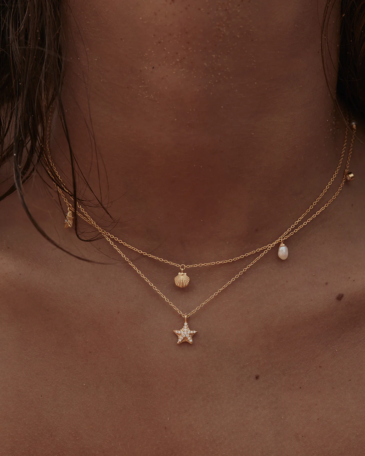 18k Gold Vermeil Ocean Dreaming Choker - Image 4