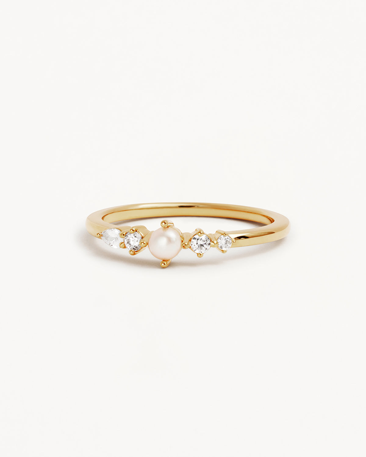 18k Gold Vermeil Sea Foam Ring - Image 3