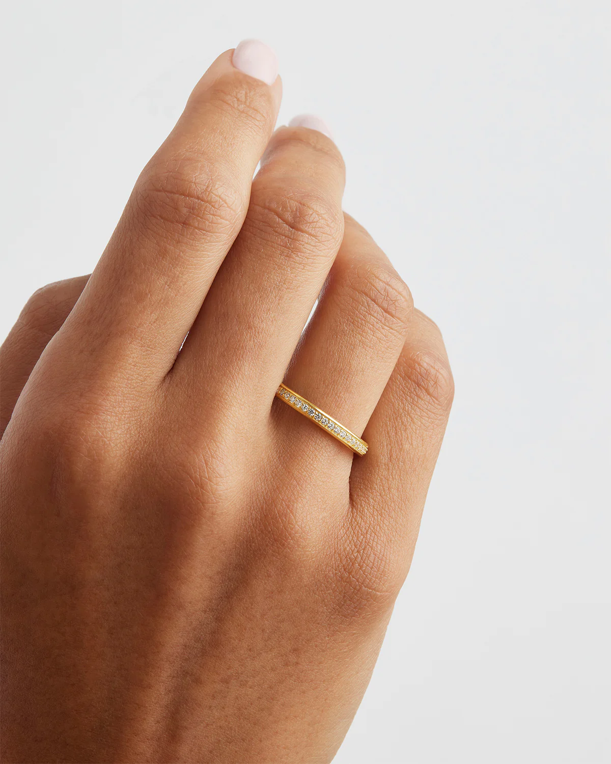 18k Gold Vermeil With Love Ring - Image 2