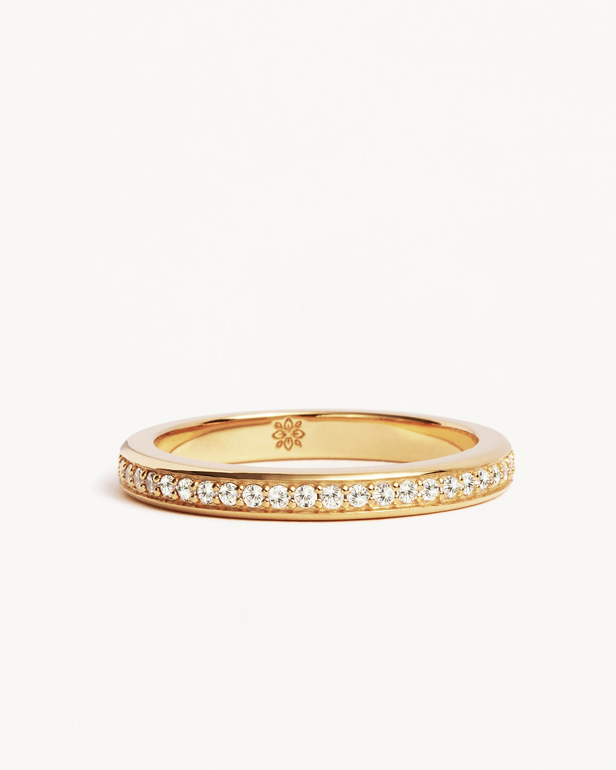 18k Gold Vermeil With Love Ring - Image 3