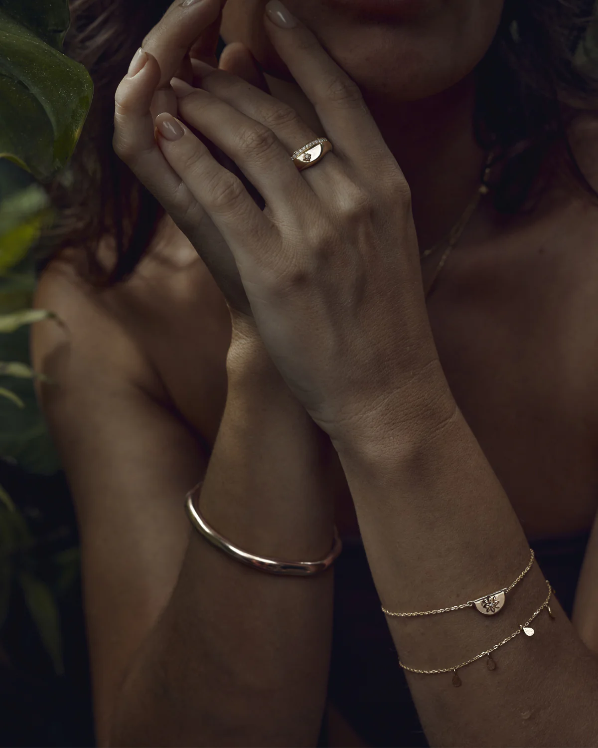 18k Gold Vermeil With Love Ring - Image 6