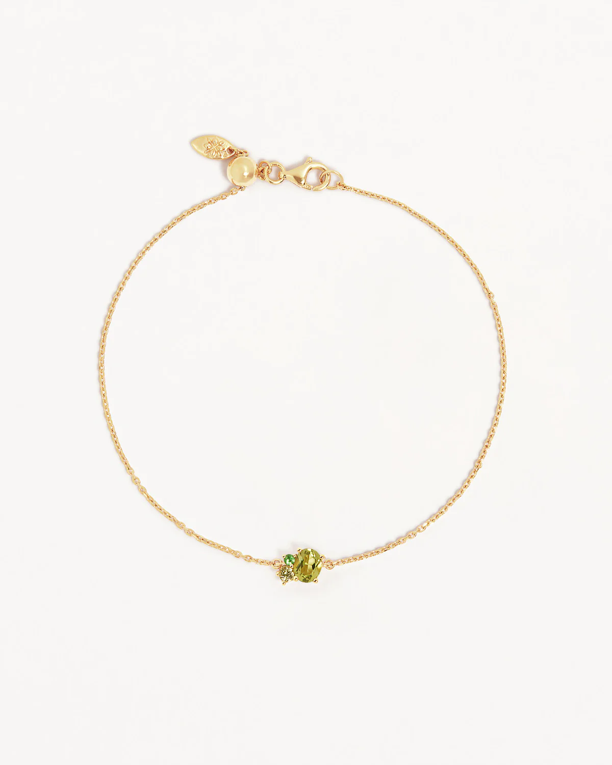 18k Gold Vermeil Kindred Birthstone Bracelet - August