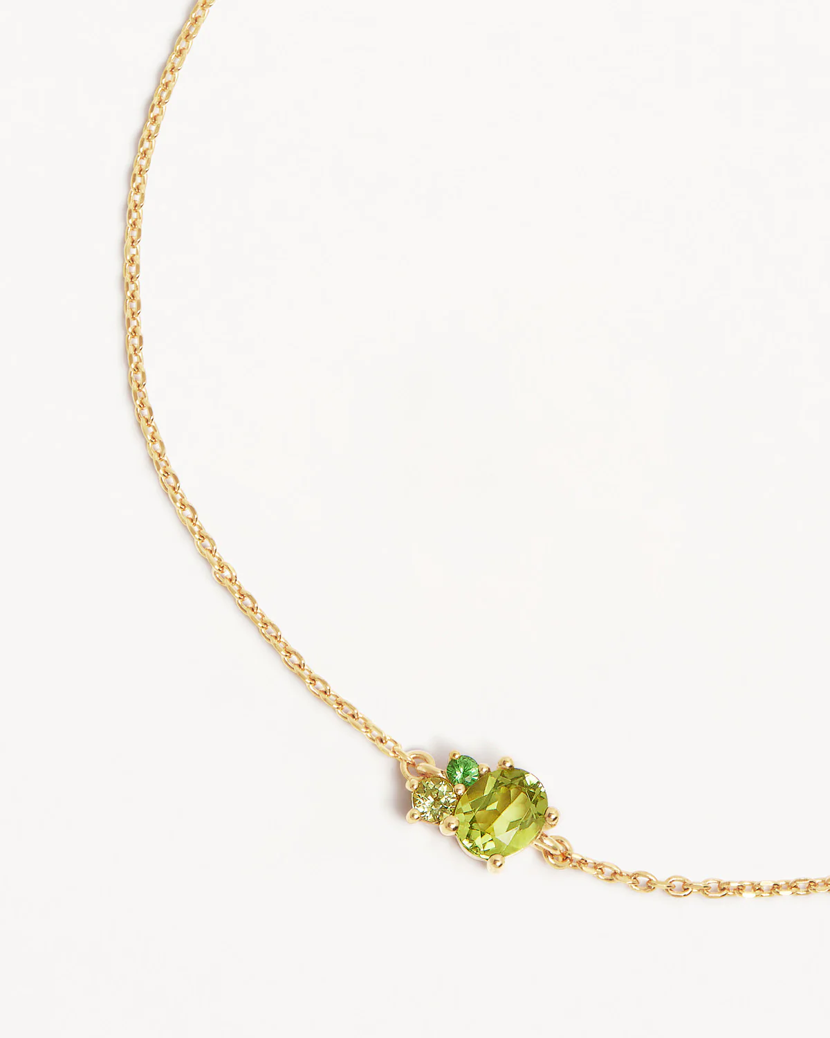 18k Gold Vermeil Kindred Birthstone Bracelet - August - Image 3