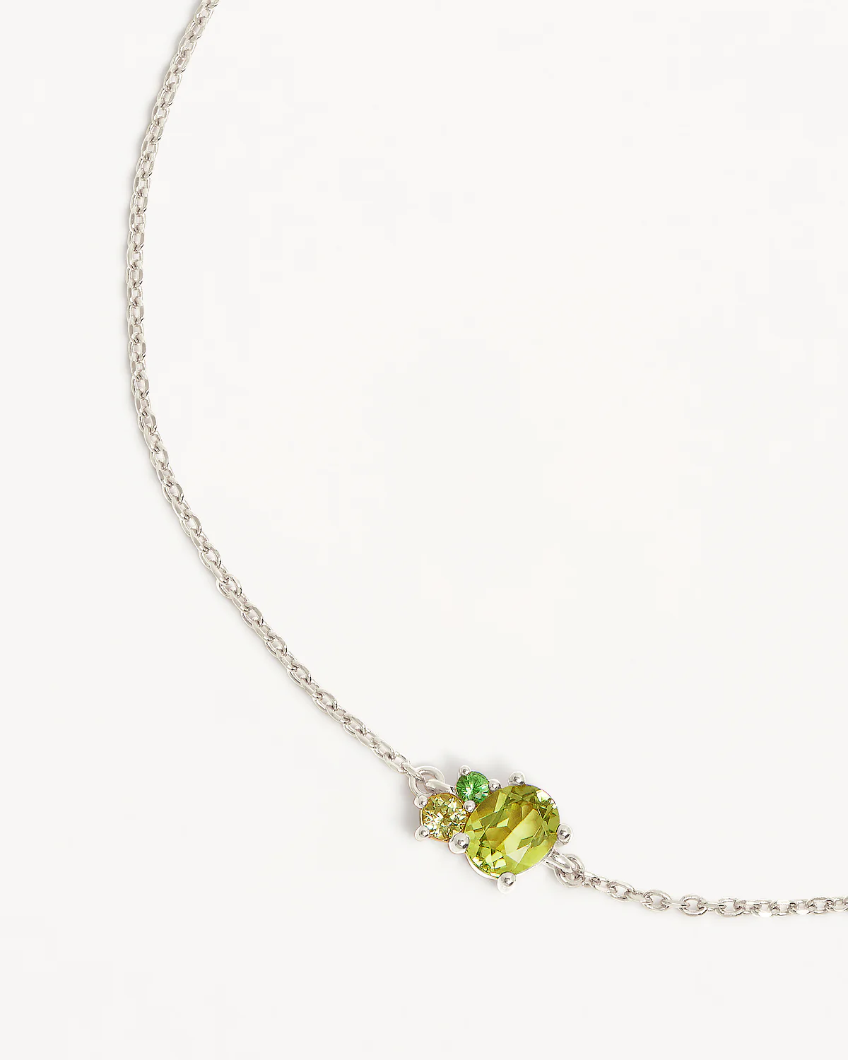 Sterling Silver Kindred Birthstone Bracelet - August - Image 3