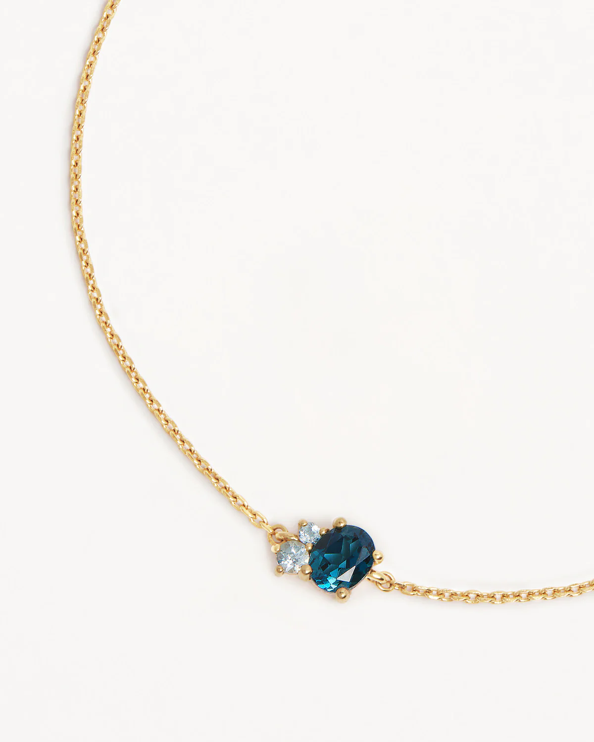 18k Gold Vermeil Kindred Birthstone Bracelet - December - Image 3