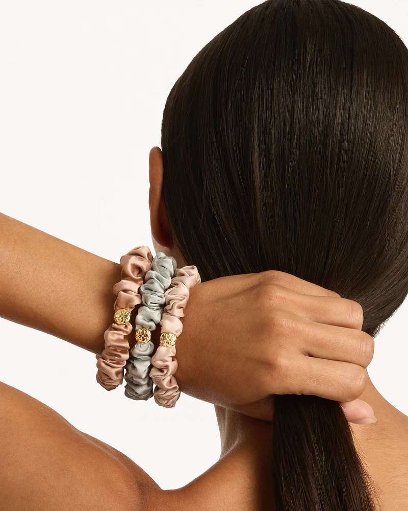 Rise and Bloom Silk Scrunchies - Image 3