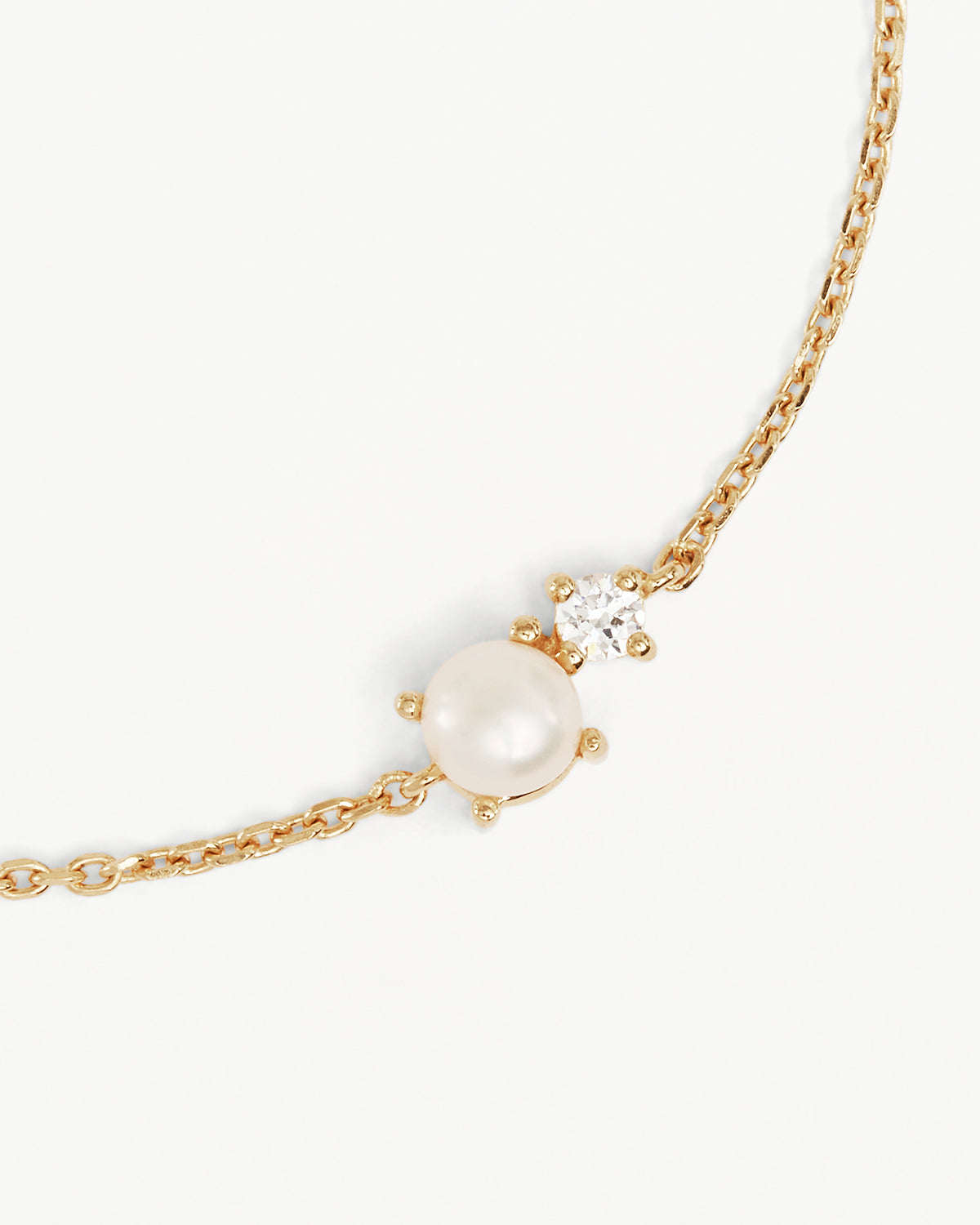 18k Gold Vermeil Serenely Yours Pearl Bracelet - Image 3