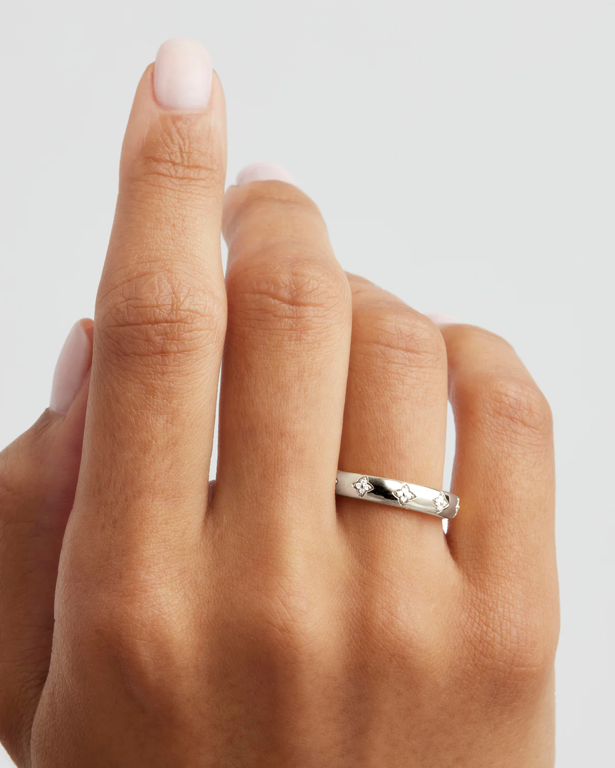 Sterling Silver Bloom With You Lotus Ring - Image 2