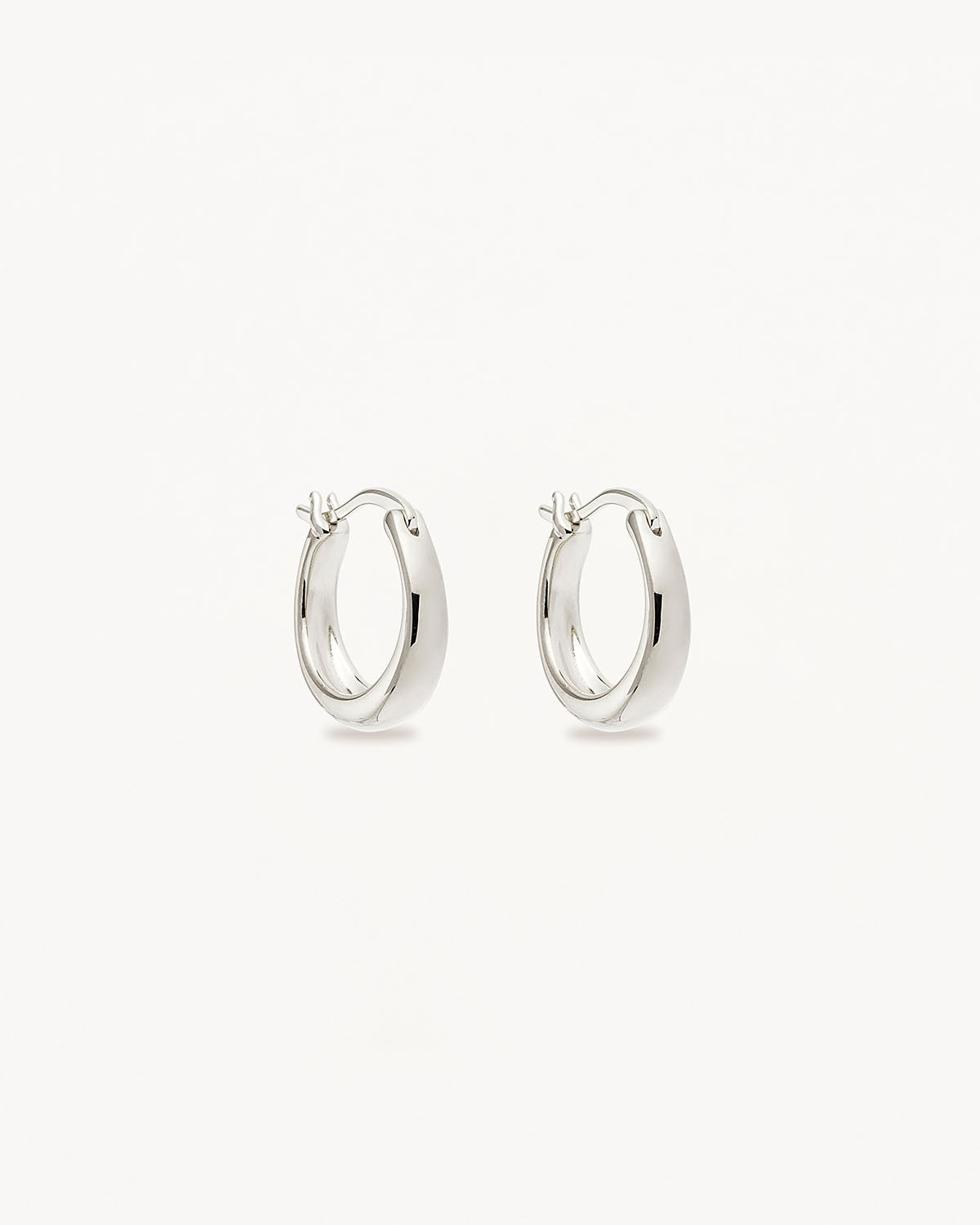 Sterling Silver Infinite Horizon Small Hoops