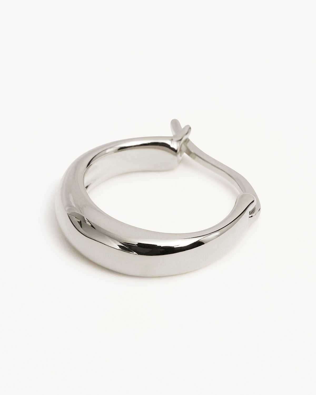 Sterling Silver Infinite Horizon Small Hoops - Image 3