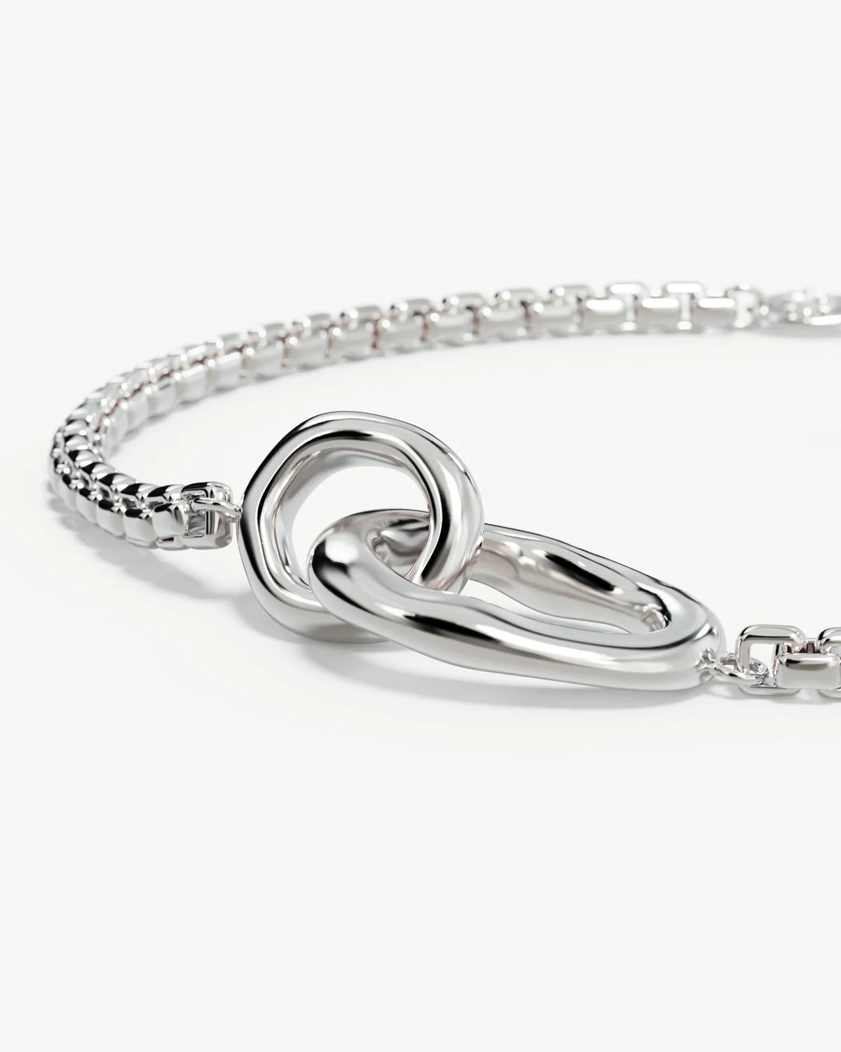 Sterling Silver Infinity Bracelet - Image 3