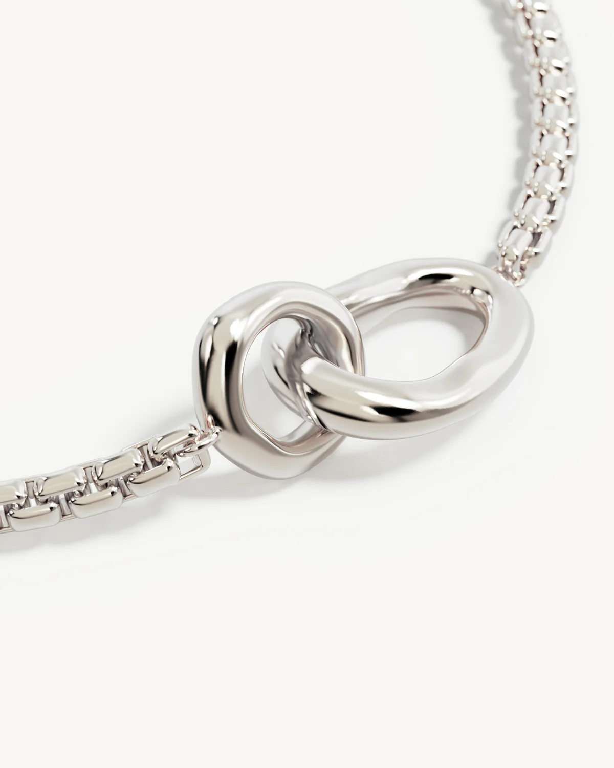 Sterling Silver Infinity Necklace - Image 3