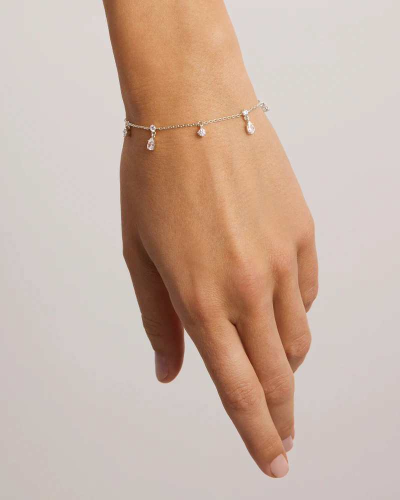 Sterling Silver No Rain, No Flowers Bracelet - Image 2