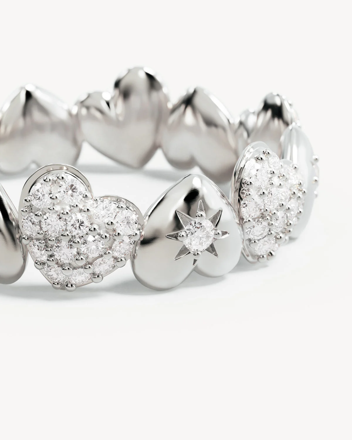 Sterling Silver You Have My Heart Band Ring - Image 3