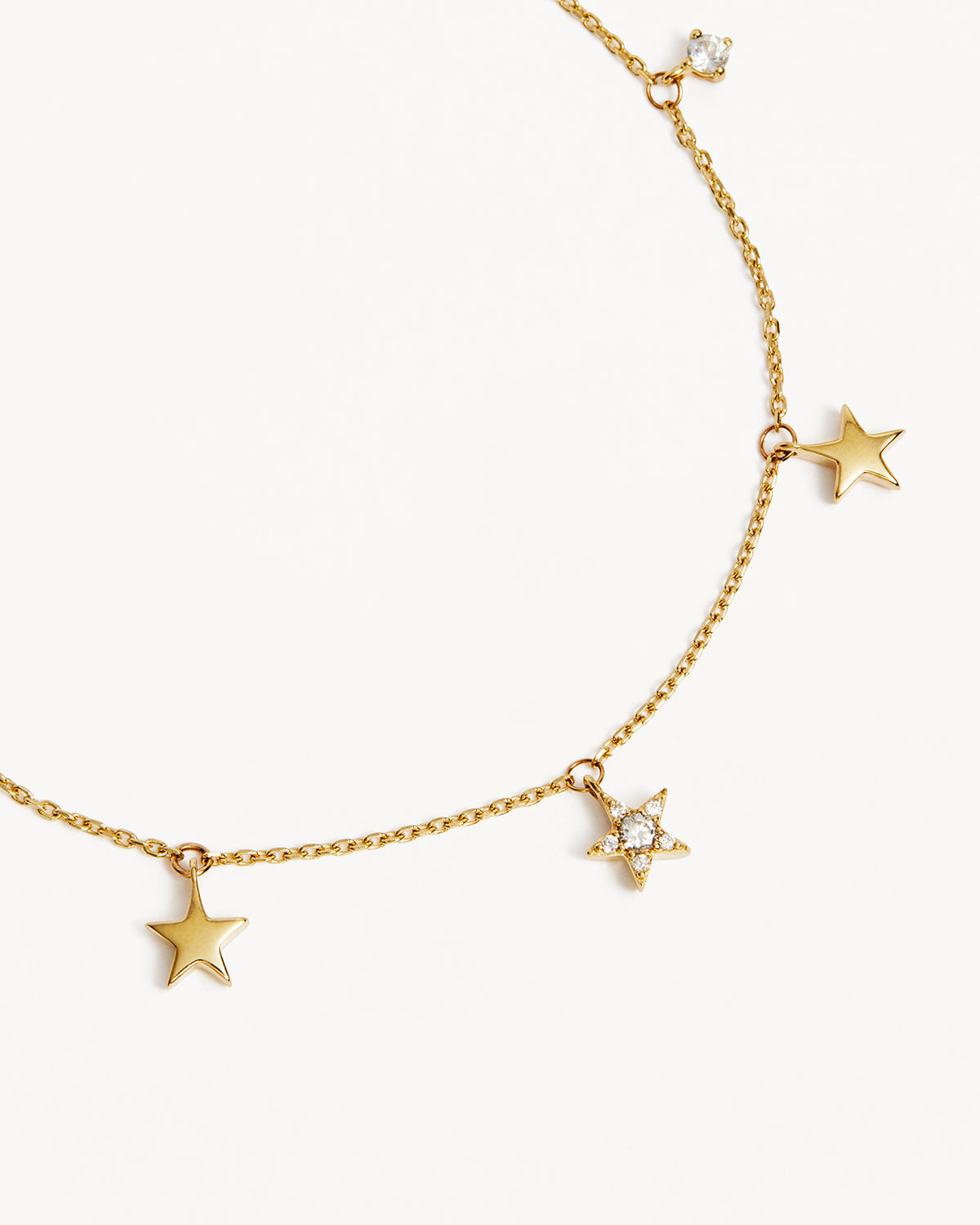 9k Solid Gold Stargazer Lab-Grown Diamond Bracelet - Image 3