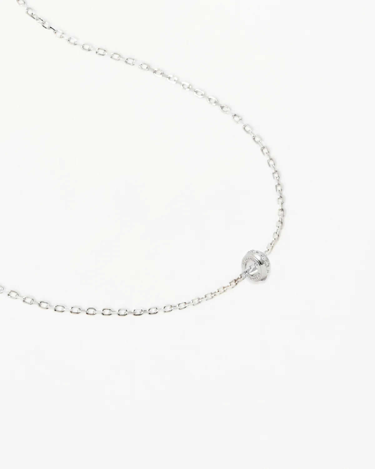 Sterling Silver 18" In Bloom Petal Charm Necklace