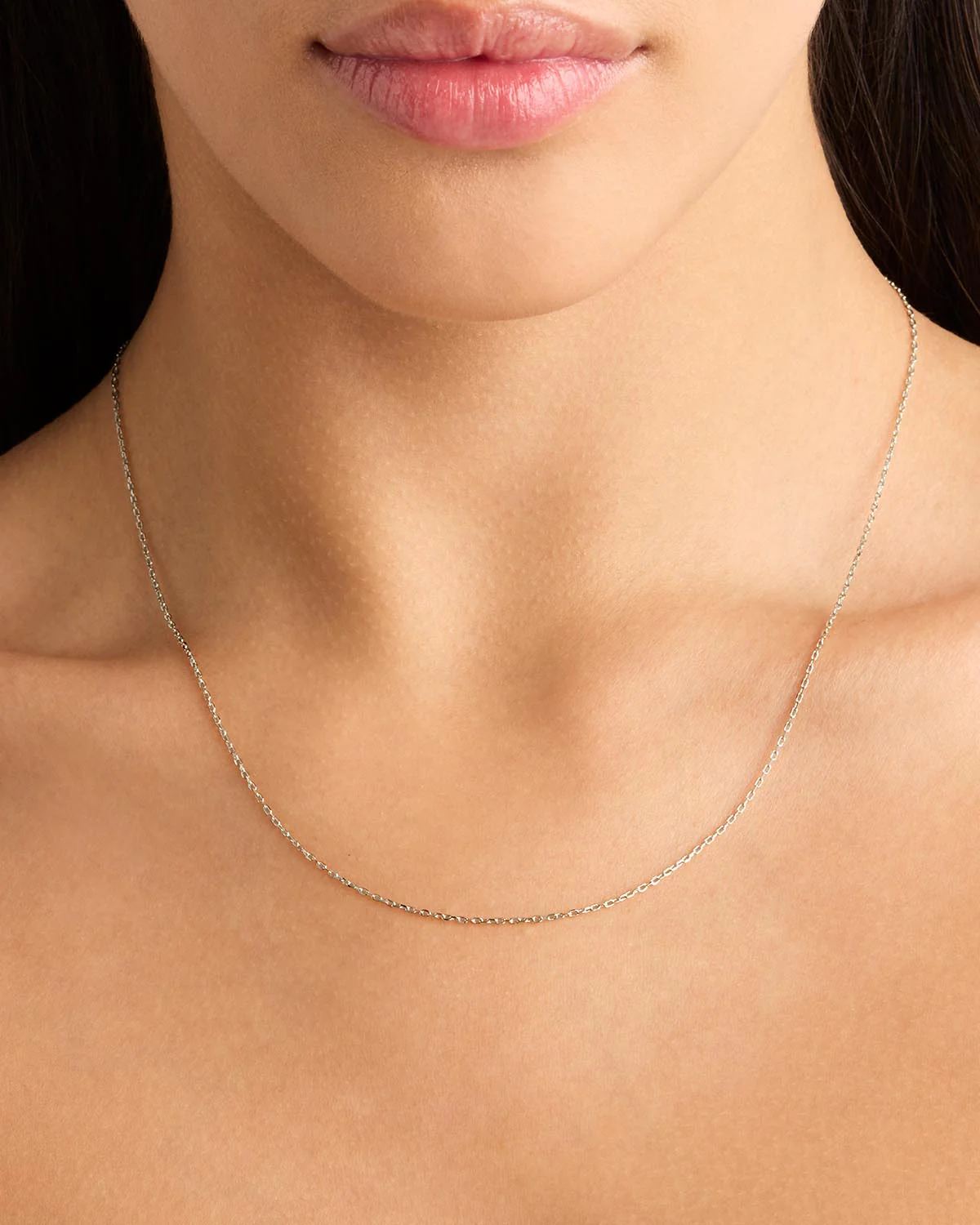 Sterling Silver 18" Signature Chain Necklace - Image 2