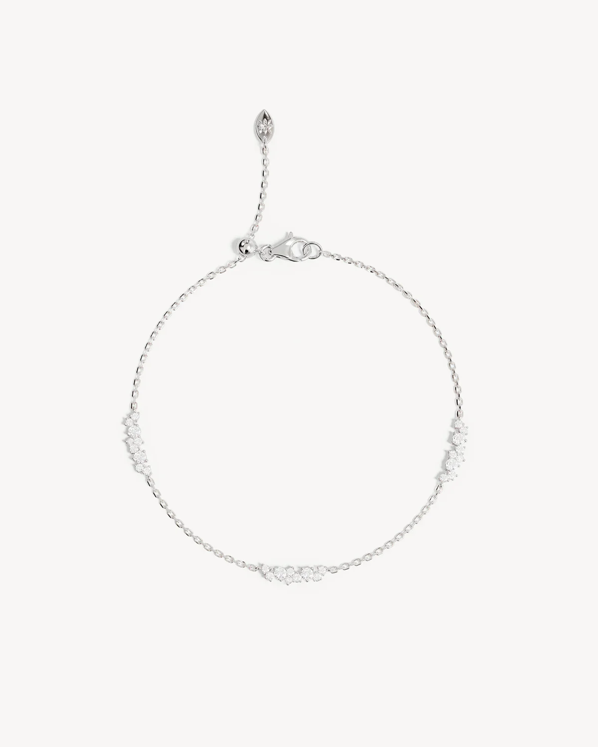 Sterling Silver Crystal Dust Bracelet