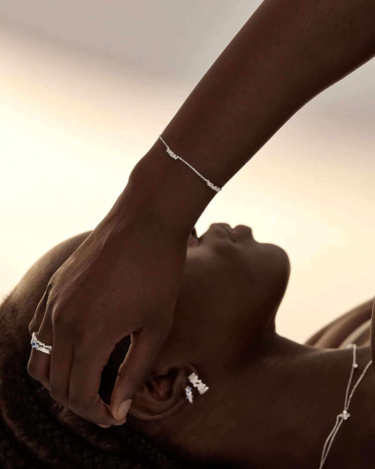 Sterling Silver Crystal Dust Bracelet - Image 4