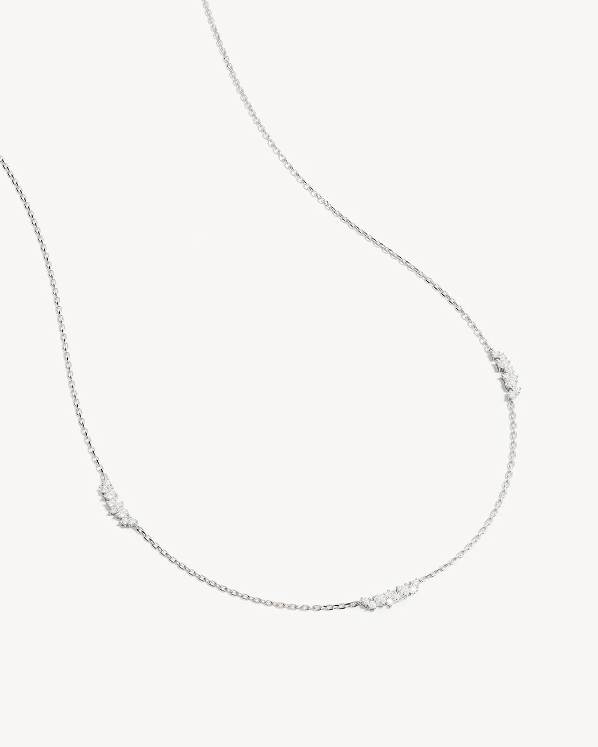 Sterling Silver Crystal Dust Choker