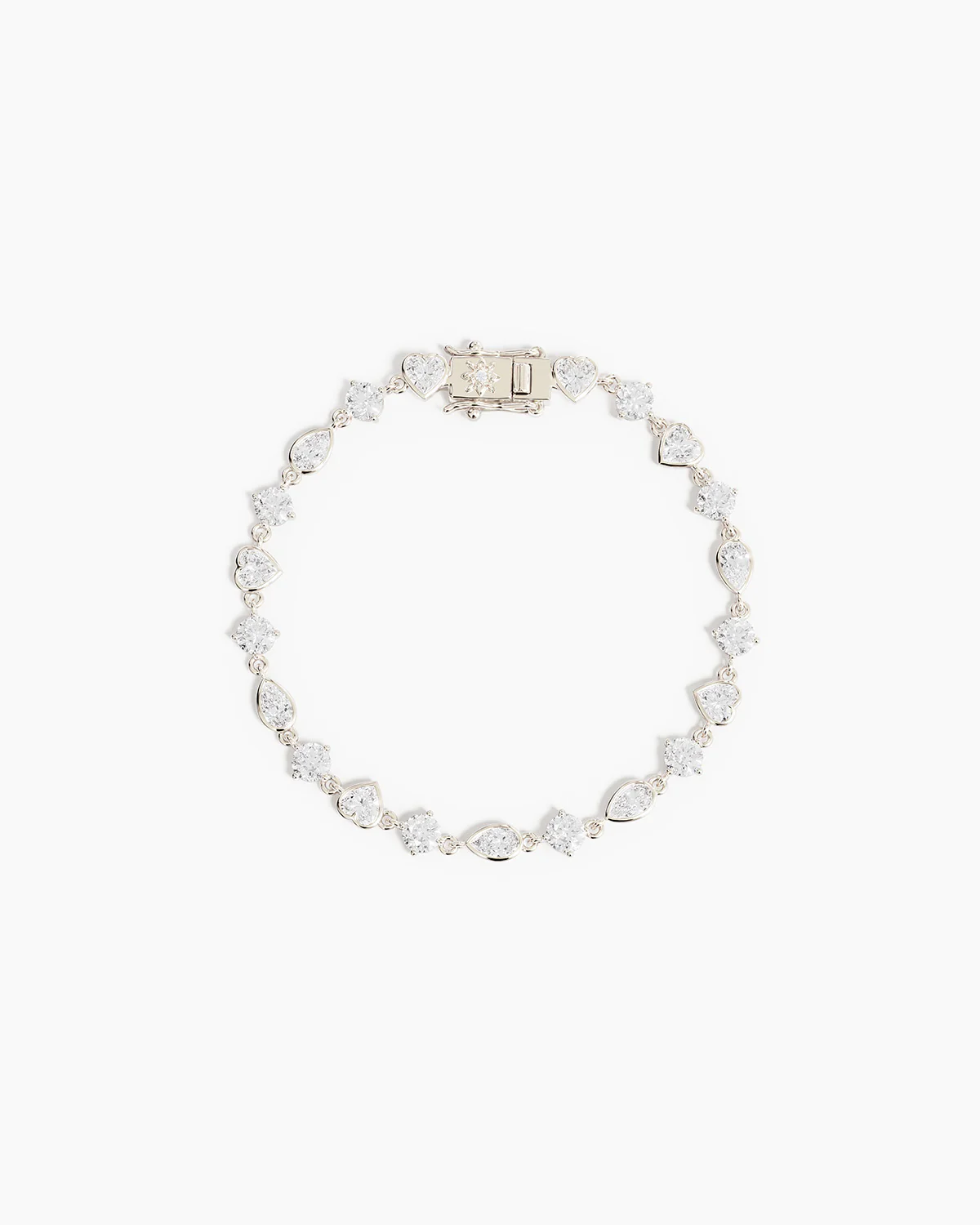 Sterling Silver Dream Lover Tennis Bracelet