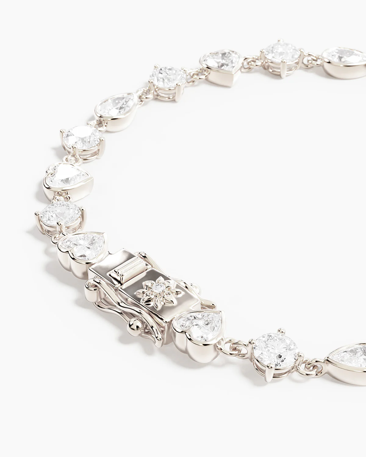 Sterling Silver Dream Lover Tennis Bracelet - Image 3