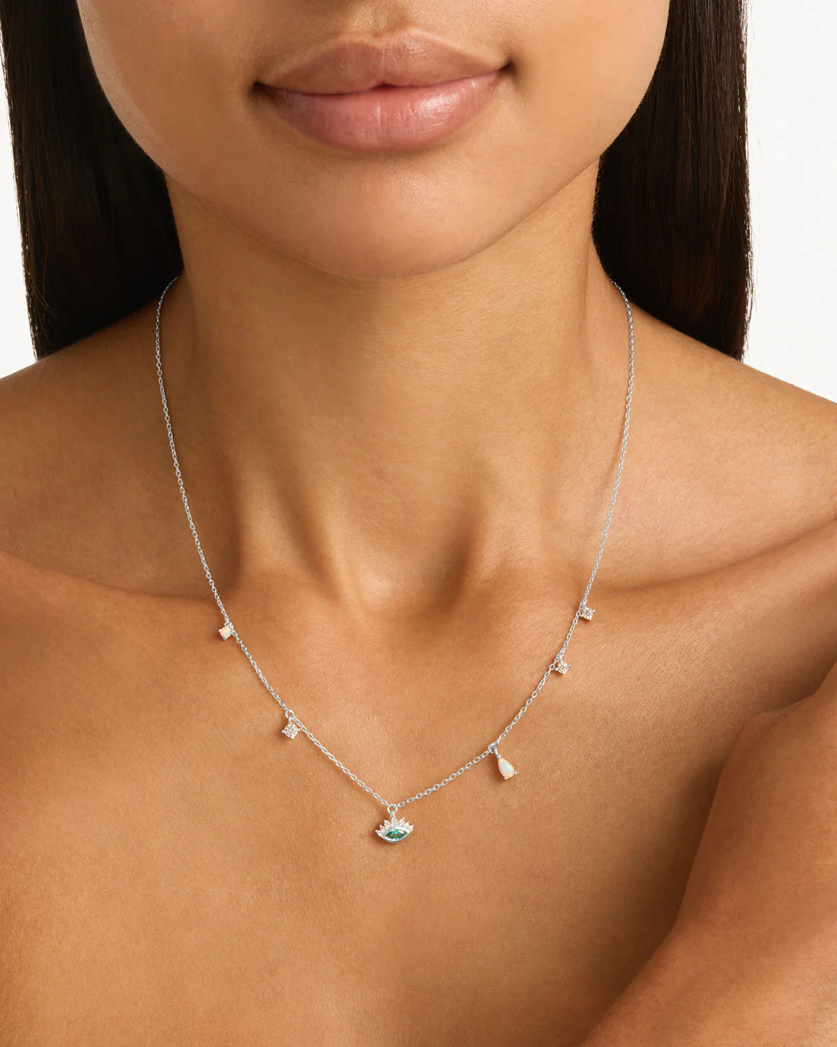 Sterling Silver Hope and Protection Necklace - Image 2
