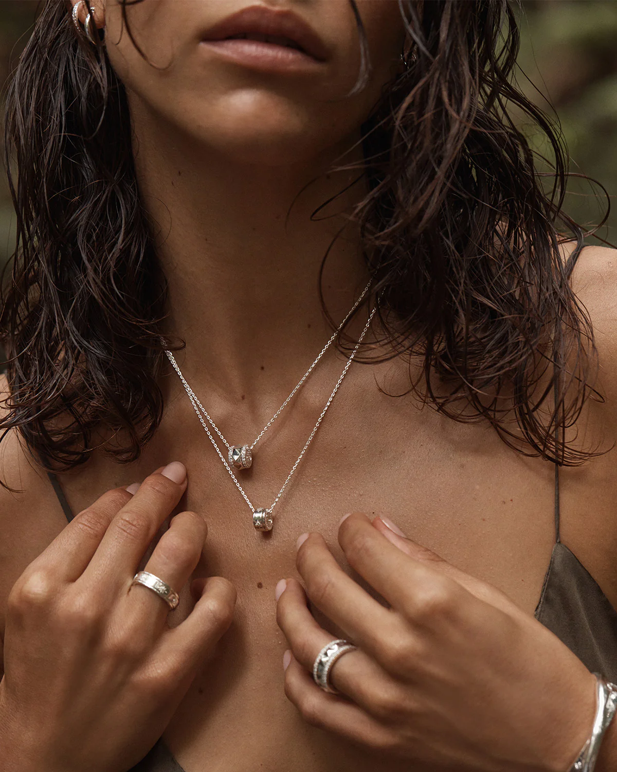 Sterling Silver I Am Loved Spinning Meditation Ring - Image 4