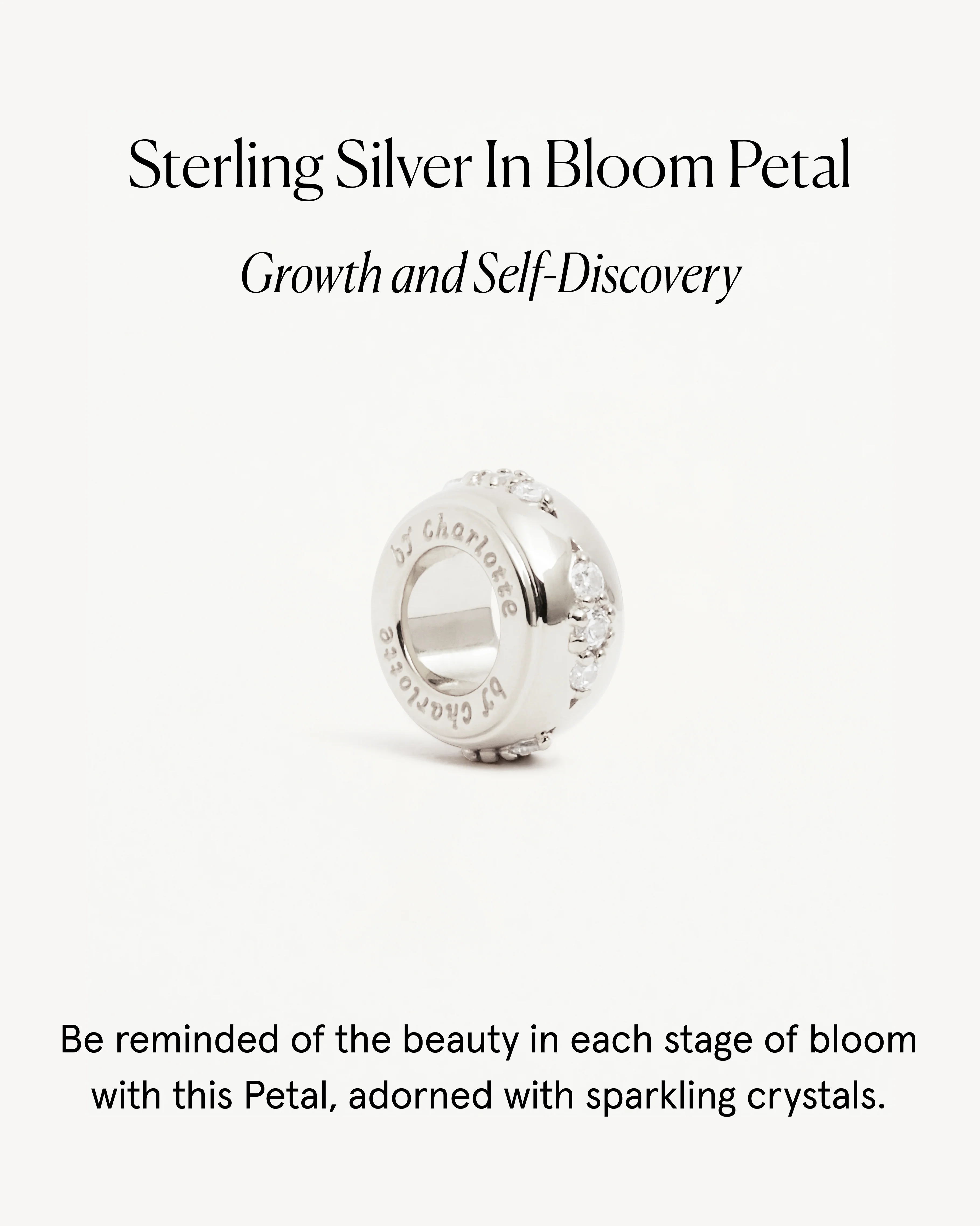 Sterling Silver In Bloom Petal Charm - Image 3