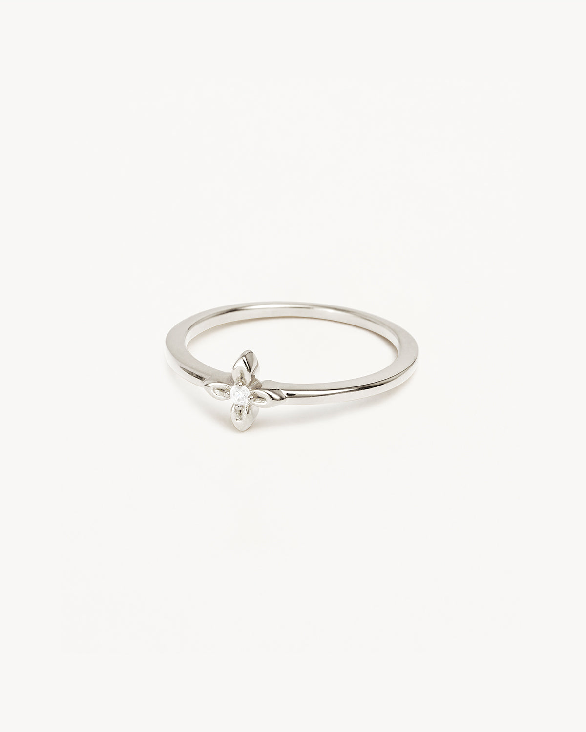 Sterling Silver Live in Light Ring