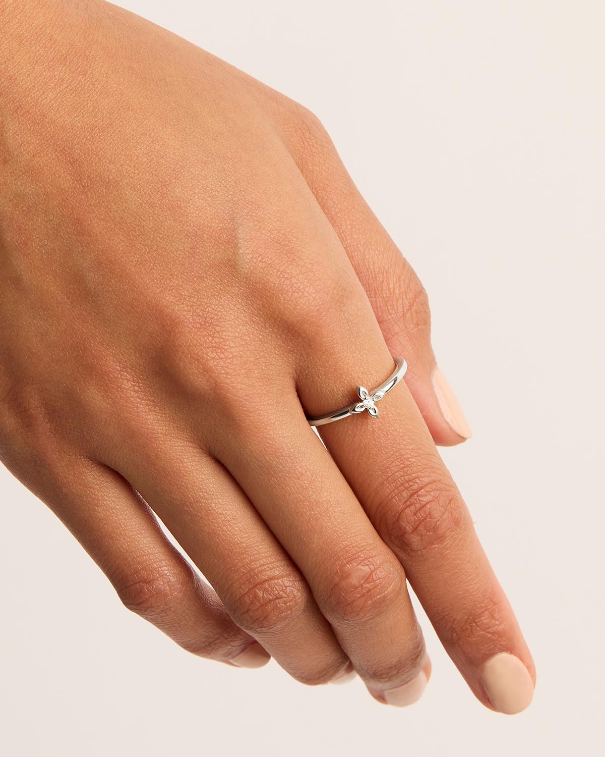 Sterling Silver Live in Light Ring - Image 2
