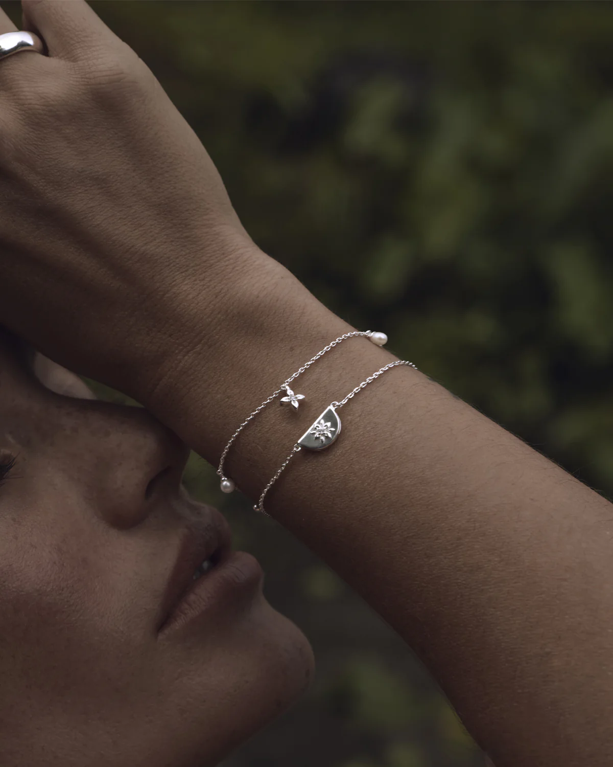 Sterling Silver Live in Peace Bracelet - Image 4