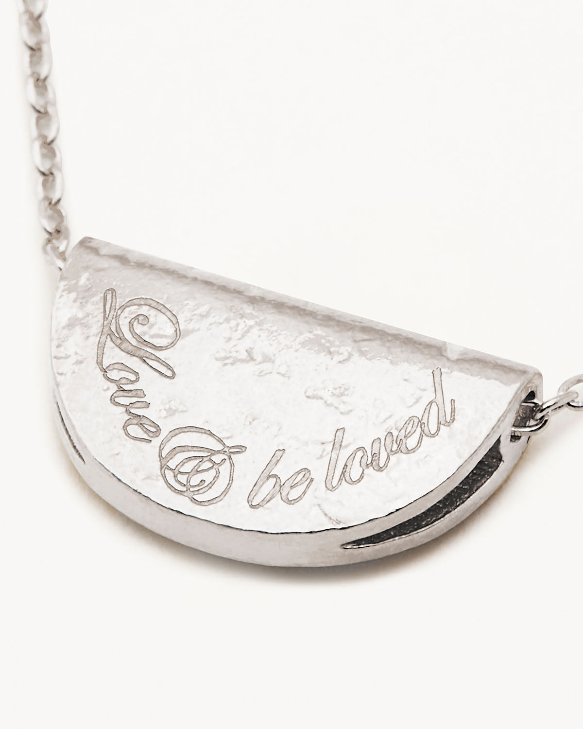 Sterling Silver Lotus Birthstone Necklace - January - Garnet - Image 4