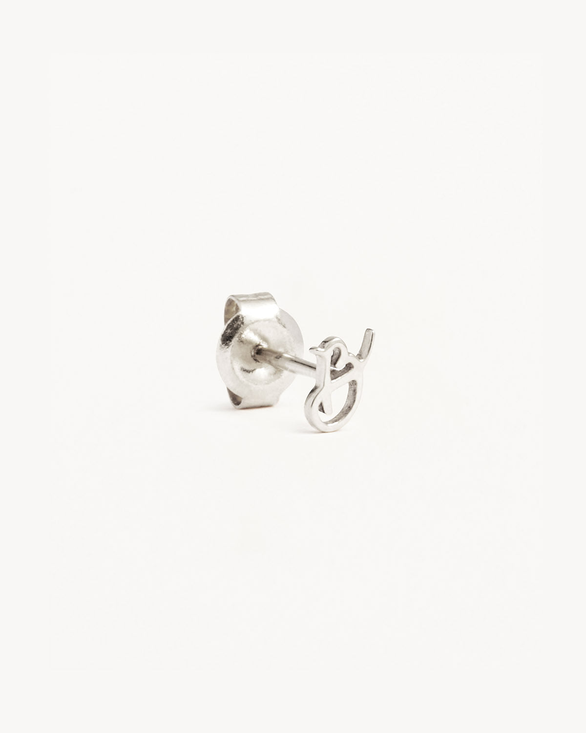 Sterling Silver Love Letter Earring