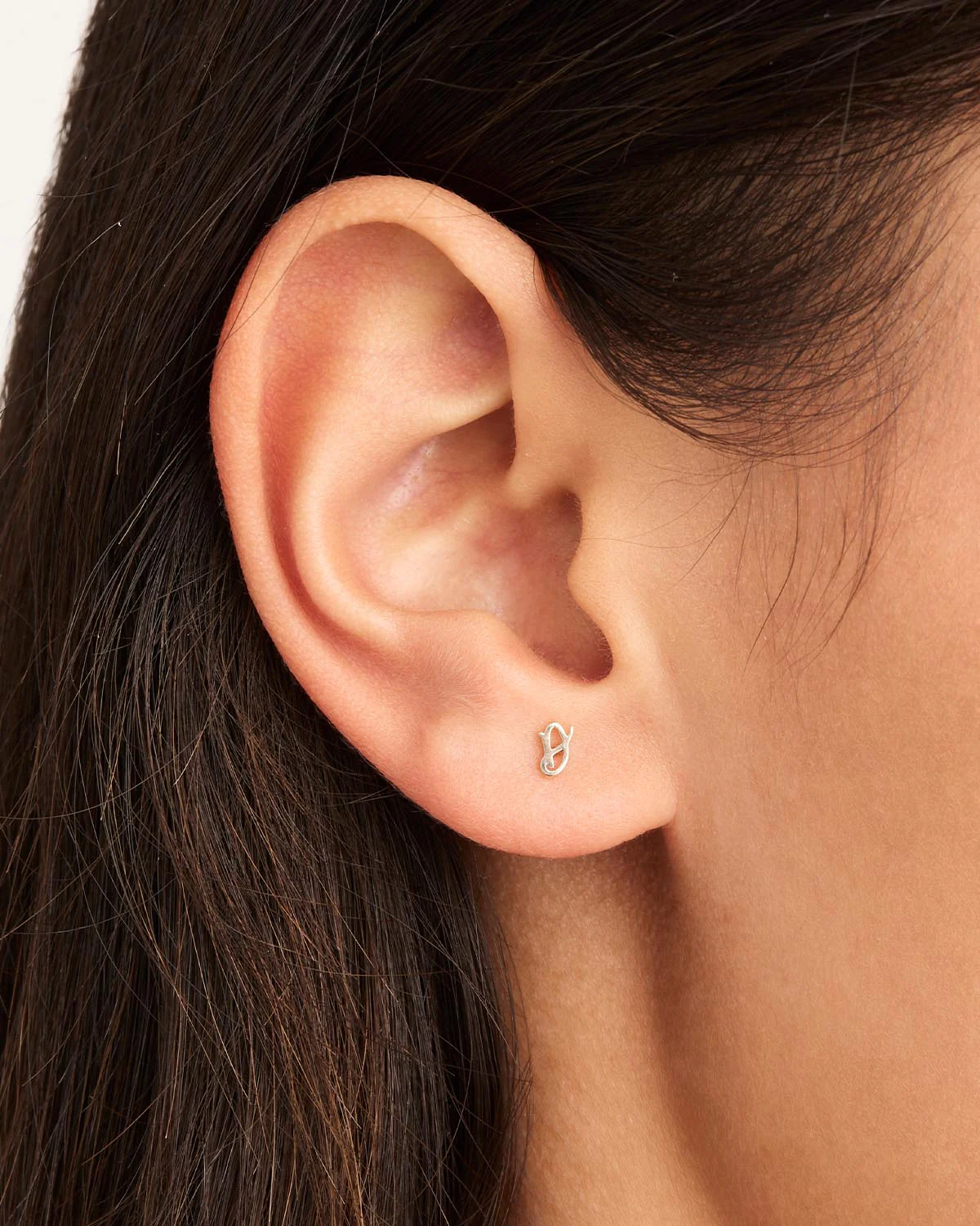 Sterling Silver Love Letter Earring - Image 13