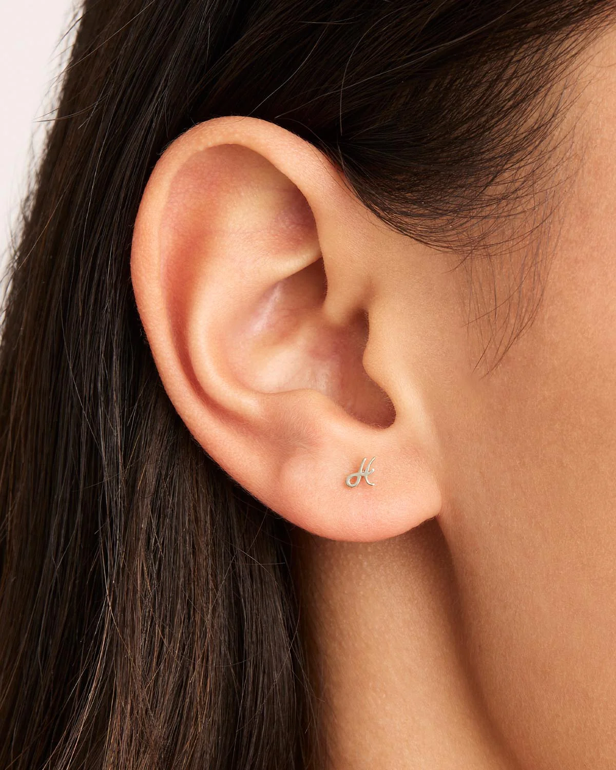Sterling Silver Love Letter Earring - Image 25