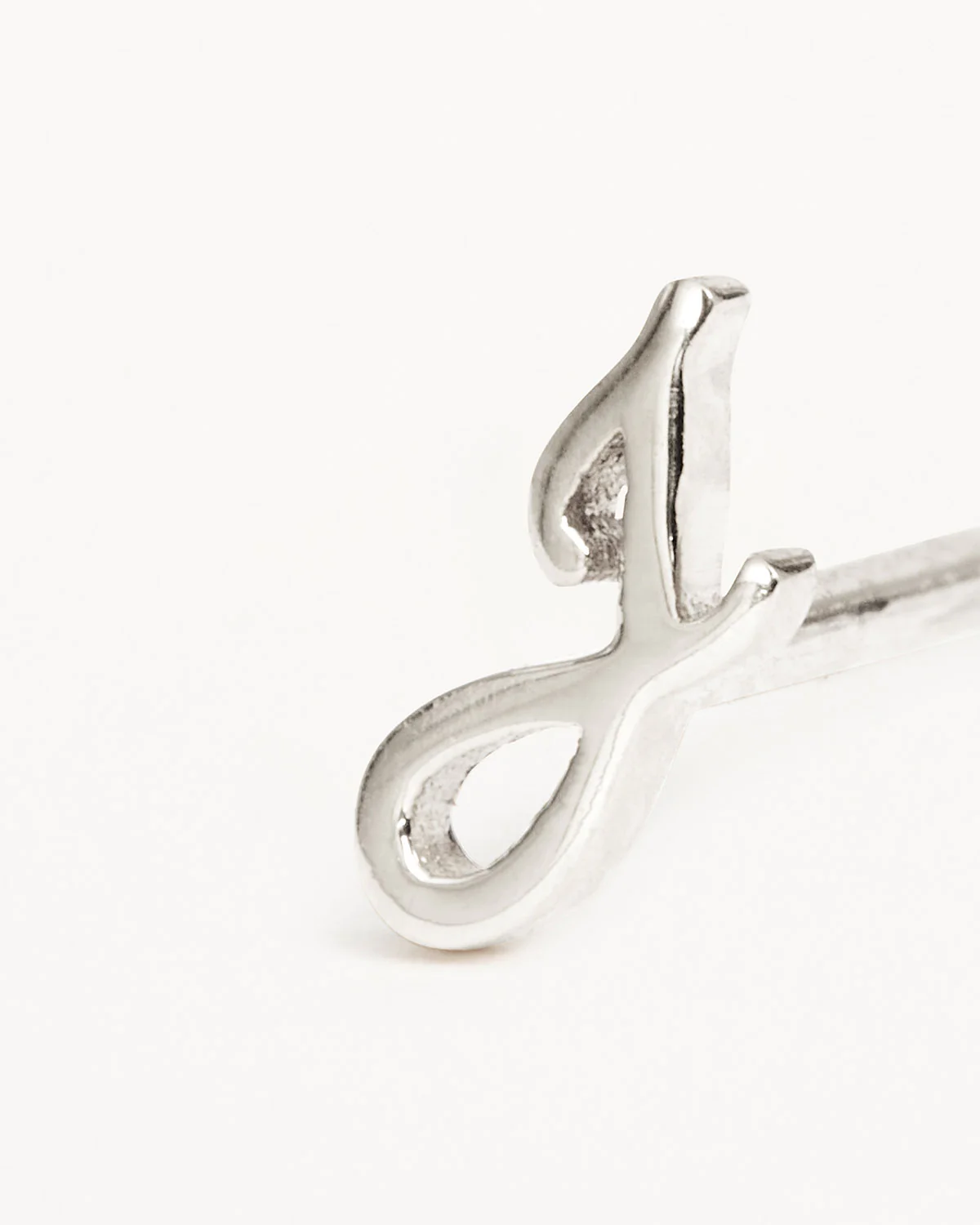 Sterling Silver Love Letter Earring - Image 30