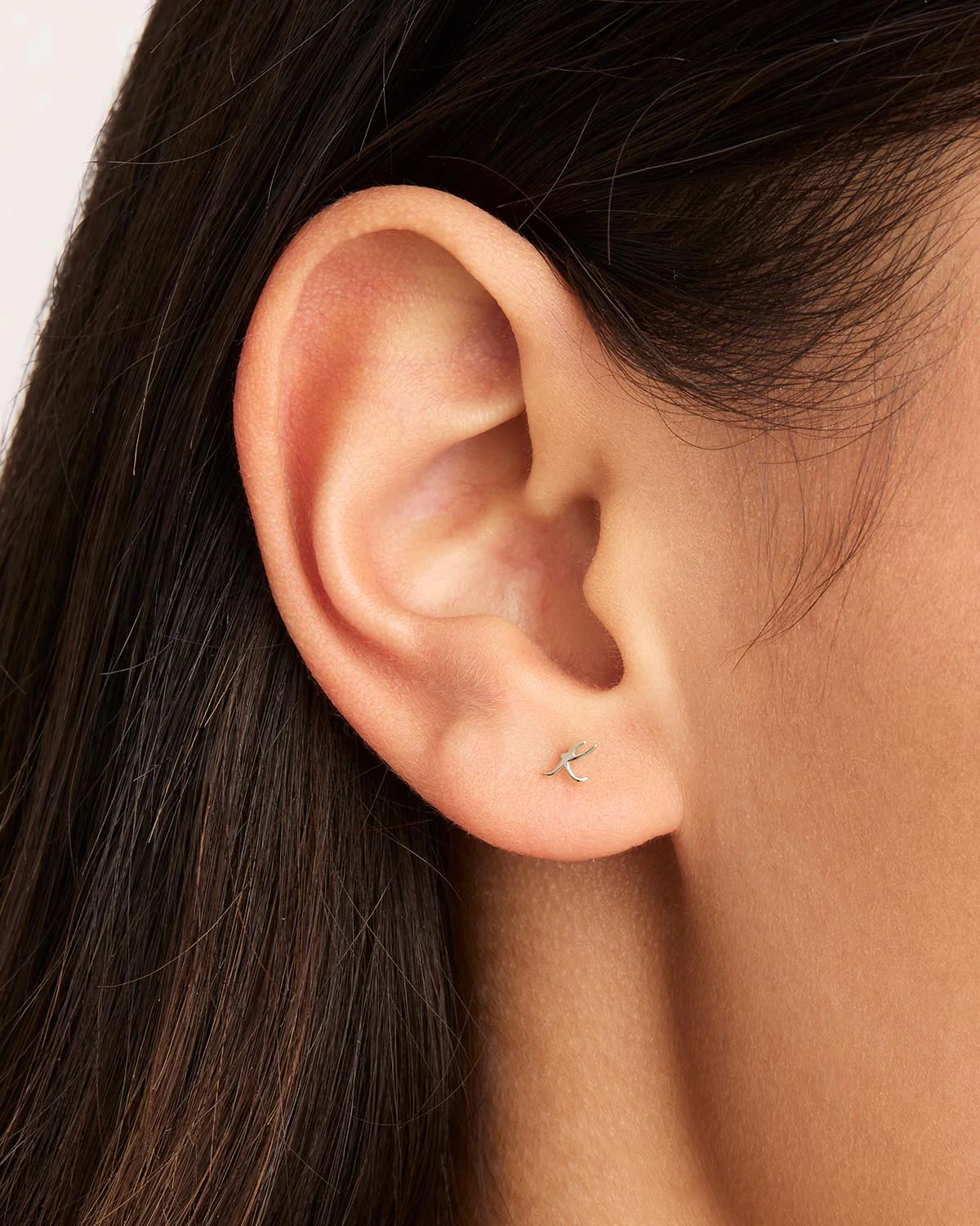 Sterling Silver Love Letter Earring - Image 34