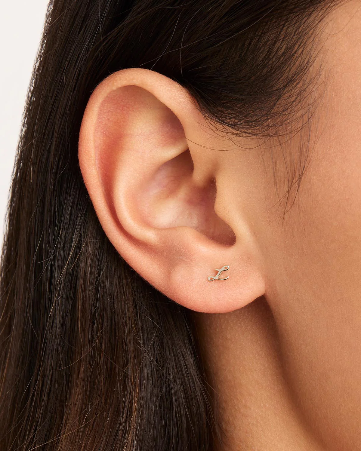 Sterling Silver Love Letter Earring - Image 37