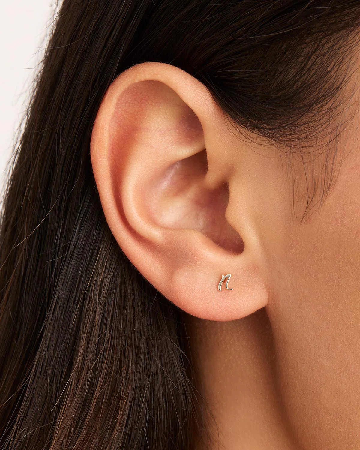Sterling Silver Love Letter Earring - Image 43