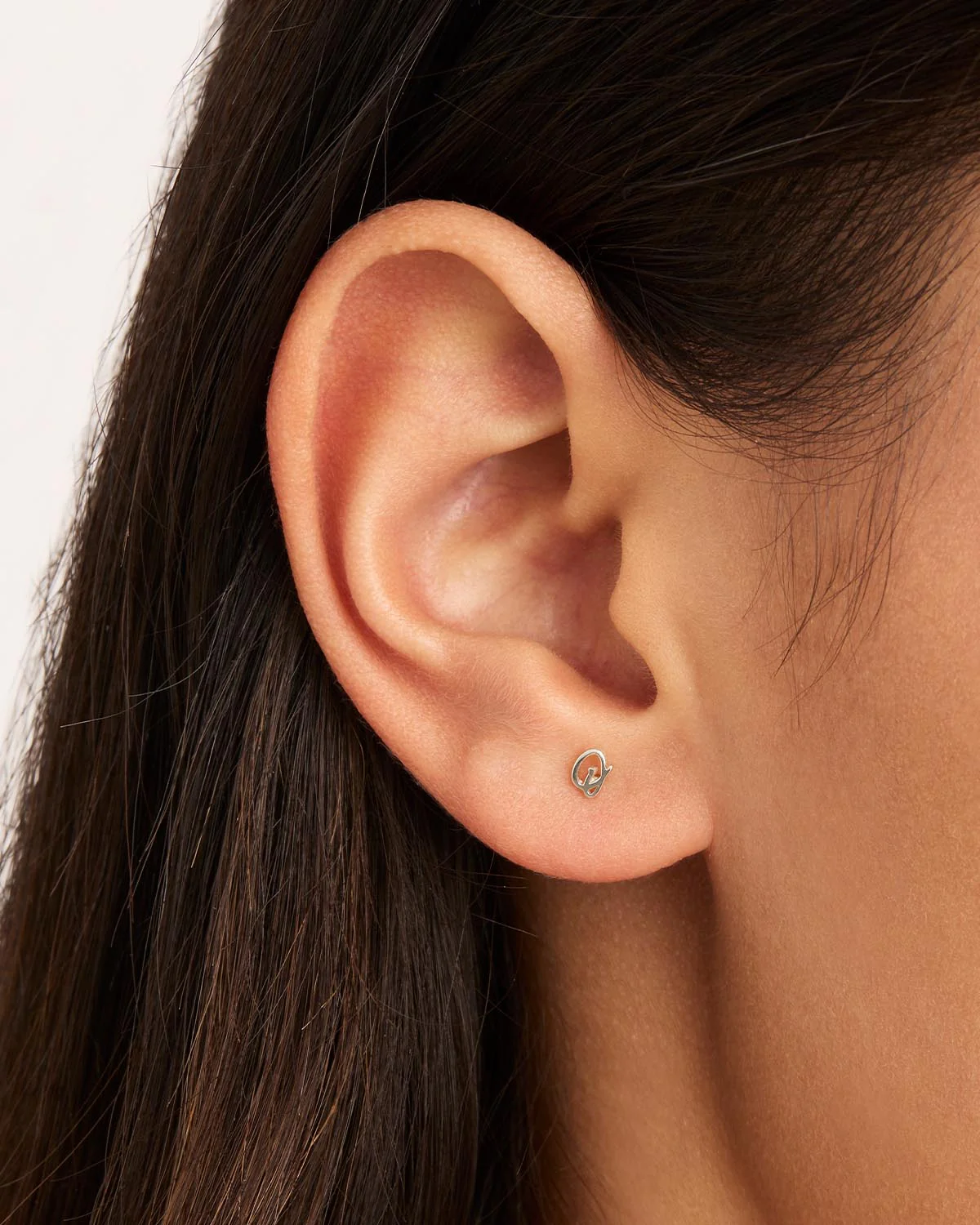 Sterling Silver Love Letter Earring - Image 46