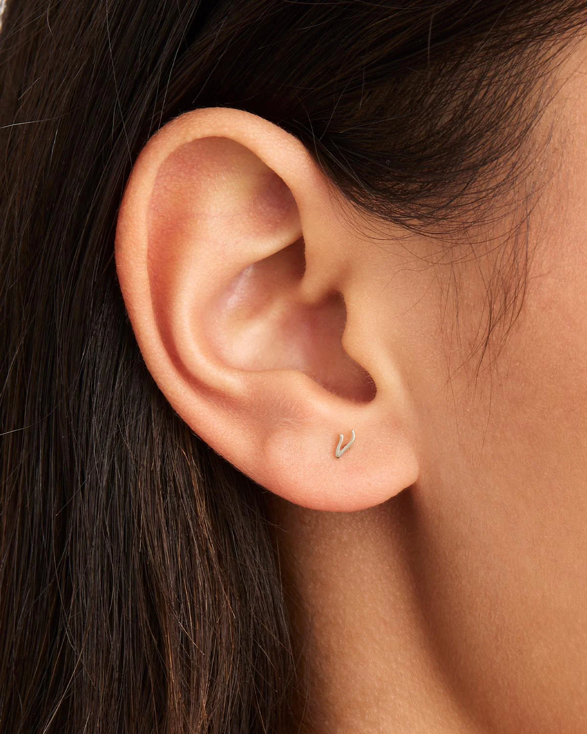 Sterling Silver Love Letter Earring - Image 67