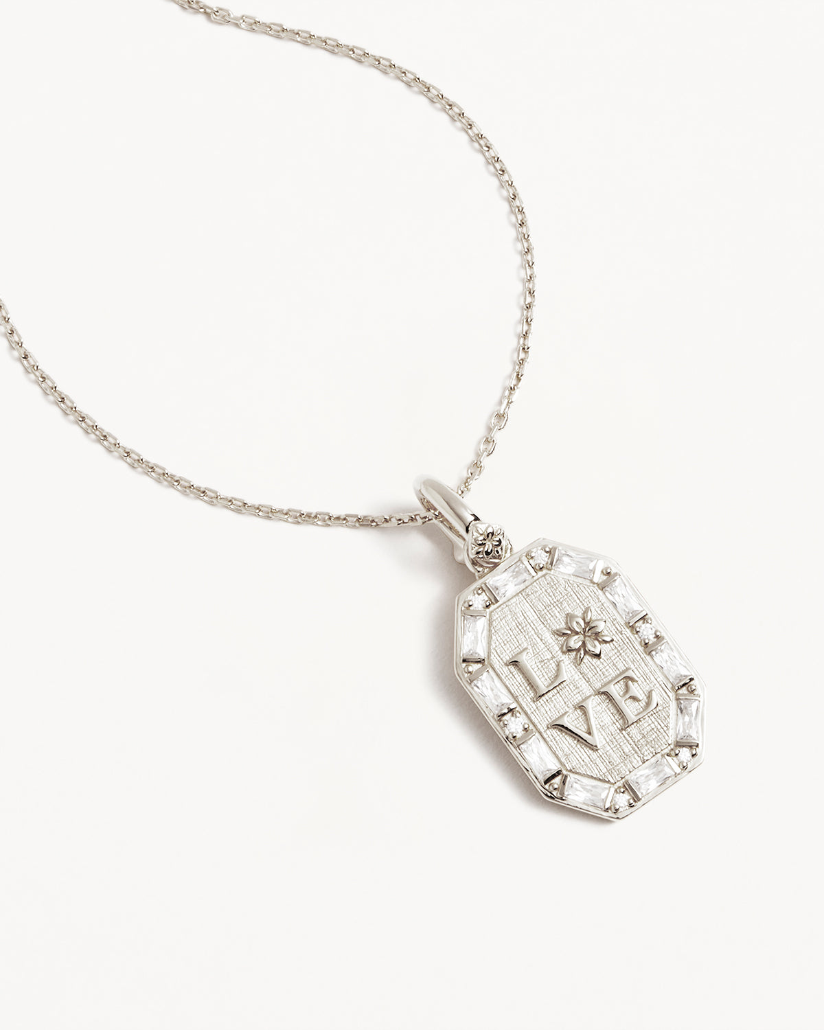 Sterling Silver Love Necklace - Image 3