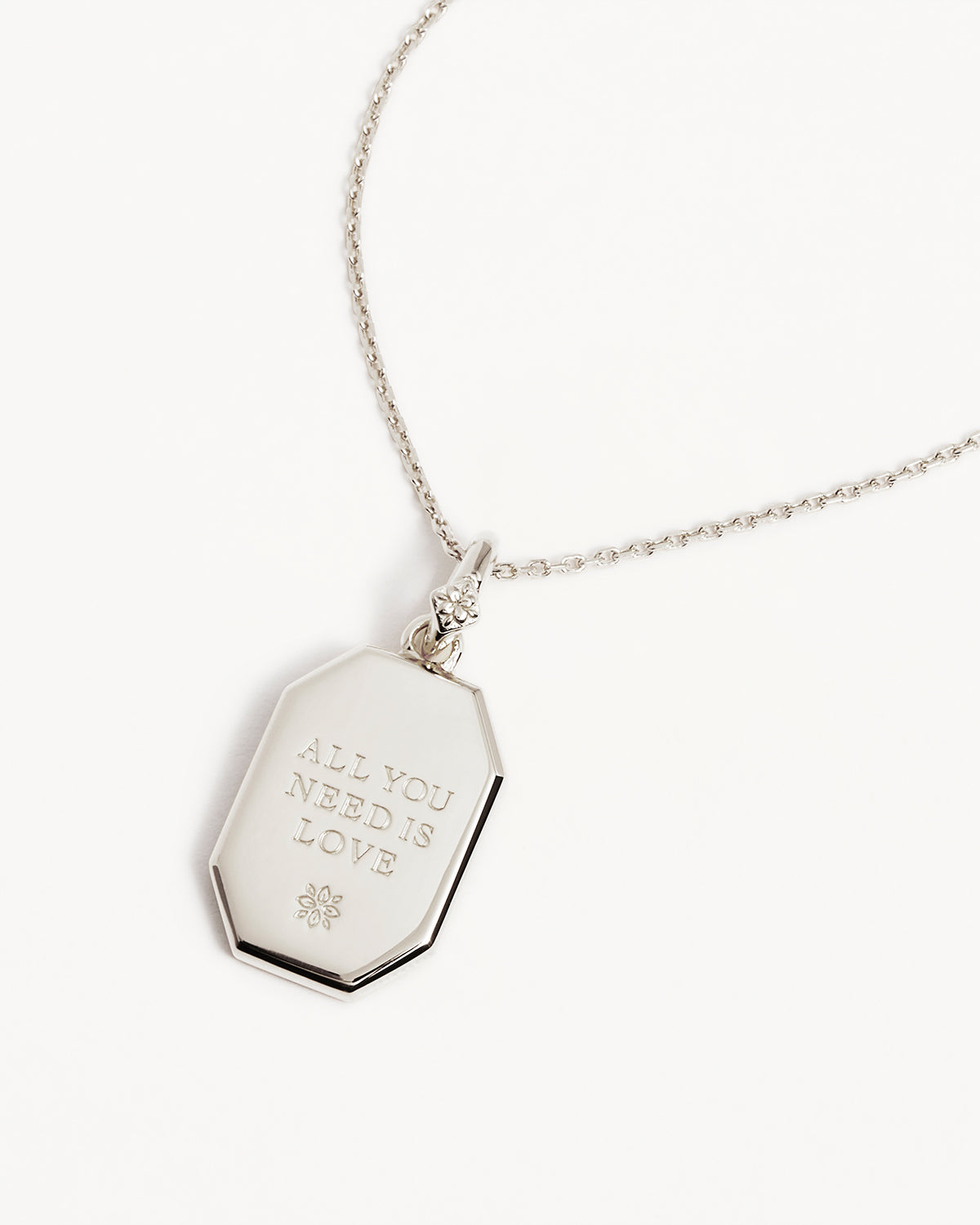 Sterling Silver Love Necklace - Image 4