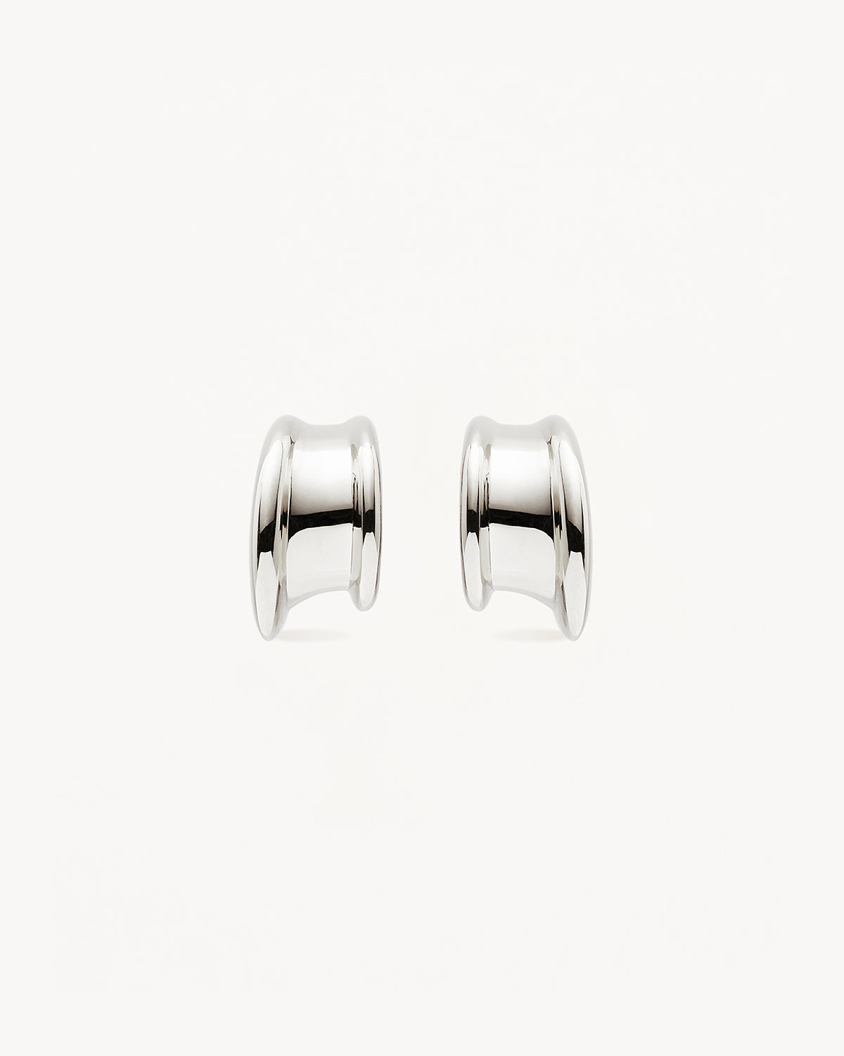 Sterling Silver Muse Small Hoops