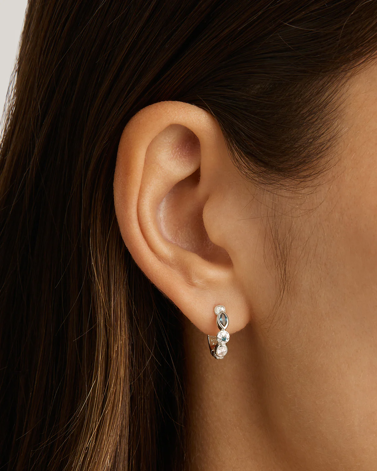 Sterling Silver Protection of Eye Hoops - Image 2
