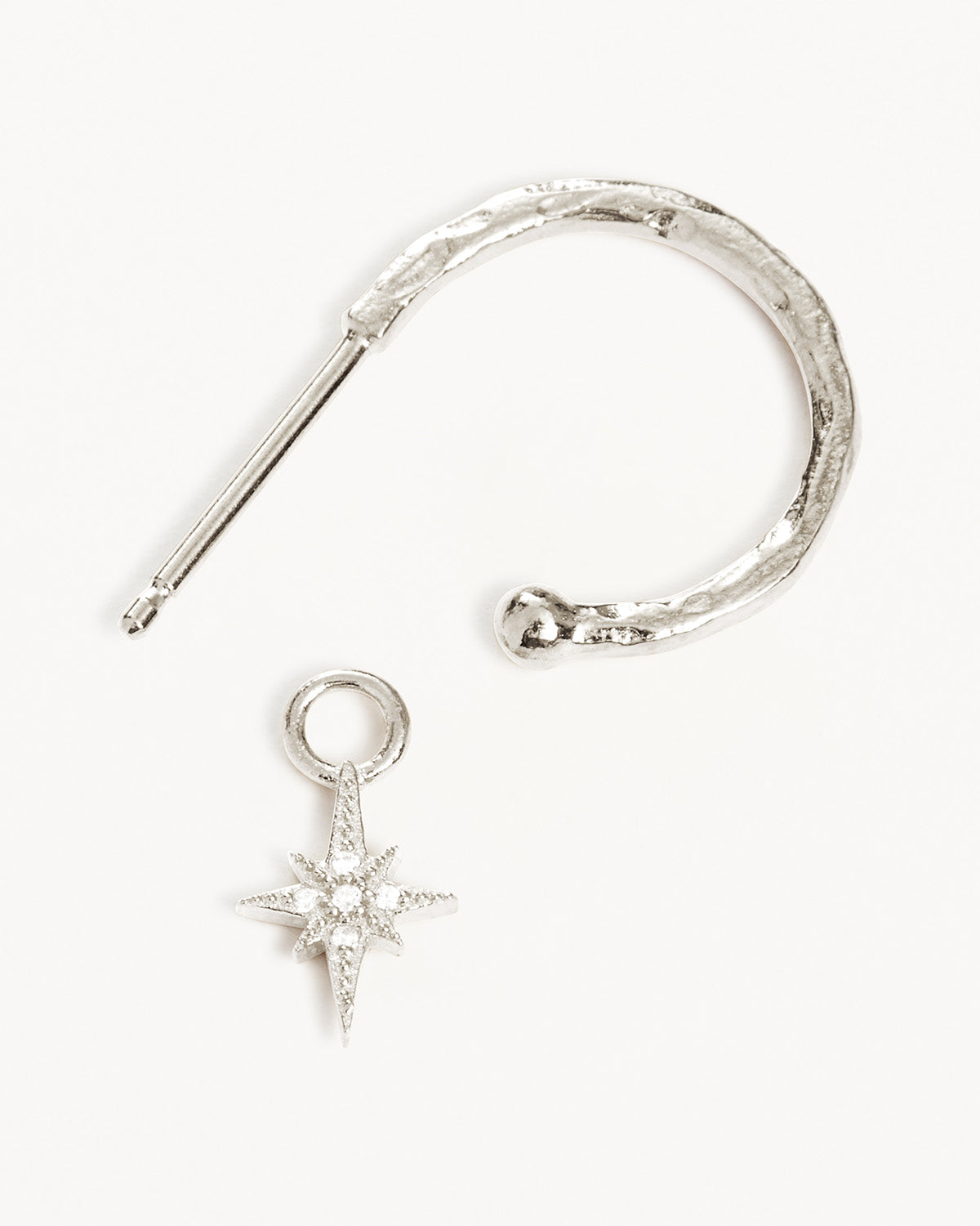Sterling Silver Starlight Hoops - Image 3